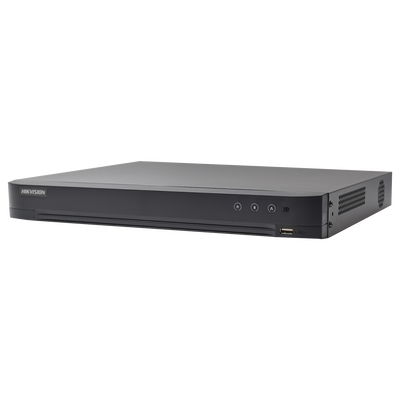 DVR 4 Megapixel lite/ 4 Canales TURBOHD + 2 Canales IP / 1 Bahía de Disco Duro / 1 Canal de Audio / Vídeoanálisis