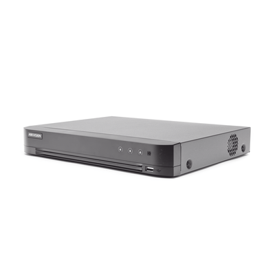 DVR 8 Canales 4K TurboHD + 8 Canales IP/ 8 Megapixel/ / 1 Bahía de Disco Duro / 4 Canales de Audio / 4 Entradas de alarma / Videoanálisis