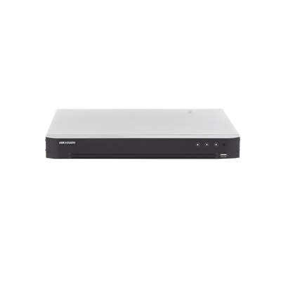 DVR 32 Canales TurboHD + 2 Canales IP / 2 Megapixel (1080p) Lite / Acusense (Evita Falsas Alarmas) / Audio por Coaxitron / H.265+ / Salida de Video en Full HD