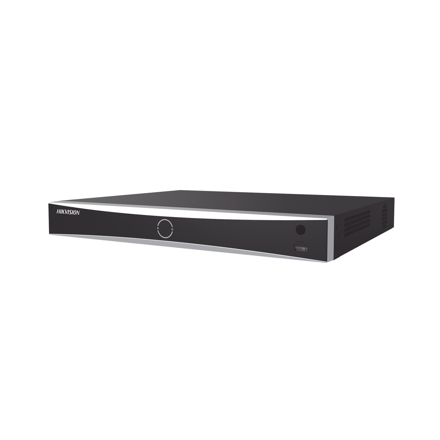 NVR 12 Megapixel (4K) / 16 canales IP / AcuSense (Evita Falsas Alarmas) / Reconocimiento Facial / 2 Bahías de Disco Duro / HDMI en 4K / Sin Puertos PoE+ / Alarmas I/O