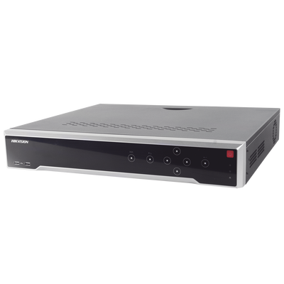 NVR 12 Megapixel (4K) / 16 canales IP / 16 Puertos PoE+ / Soporta Cámaras con AcuSense / 4 Bahías de Disco Duro / Switch PoE 300 mts / HDMI en 4K / Soporta POS