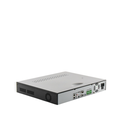 NVR 12 Megapixel (4K) / 16 canales IP / AcuSense (Evita Falsas Alarmas) / Reconocimiento Facial /  4 Bahías de Disco Duro /  HDMI en 4K / Alarmas I/O