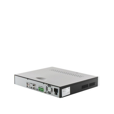 NVR 12 Megapixel (4K) / 16 canales IP / AcuSense (Evita Falsas Alarmas) / Reconocimiento Facial /  4 Bahías de Disco Duro /  HDMI en 4K / Alarmas I/O