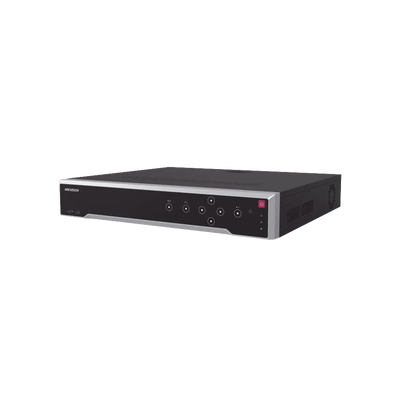 [Doble Poder de Decodificación] NVR 32 Megapixel (8K) / 32 Canales IP / 24 Puertos PoE+ / AcuSense / ANPR / Conteo de Personas / Heat Map / 4 Bahías de Disco Duro  / HDMI en 8K / Soporta POS / Alarmas I/O / ACUSEARCH