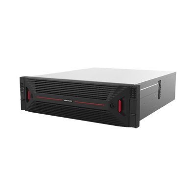 NVR 32 Megapixel (8K) / 128 canales IP / 16 Bahías de Disco Duro / 4 Puertos de Red / Soporta RAID con Hot Swap / Fuente Redundante / NVR de Alto Desempeño