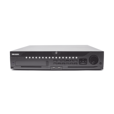 NVR 12 Megapixel (4K) / 32 Canales IP / Soporta Cámaras con AcuSense / 8 Bahías de Disco Duro / 2 Tarjetas de Red / Soporta RAID con Hot Swap / HDMI en 4K / Soporta POS