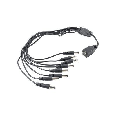 Cable con 9 Vías para Alimentar 8 Cámaras TURBOHD y DVR TURBOHD epcom / HIKVISION