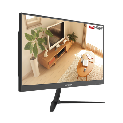 Monitor LED Full HD (1920 X 1080) de 21.5" / Ideal para CCTV, Oficina y Hogar / Entrada HDMI-VGA / Montaje VESA (75 X 75) / Uso 16/7 / Backlight E-LED / Ultra Delgado