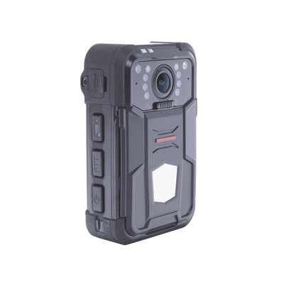 Body Camera Portátil / Grabación a 2K / Pantalla 2.4" LCD / IP67 / H.265 / 32 GB de Almacenamiento / GPS / WIFI / 3G y 4G / Fotos de Hasta 30 Megapixel / Micrófono Integrado