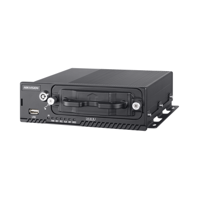 DVR Móvil 1080P / 4 Canales TURBO + 4 Canales IP / Soporta 4G / WiFi / GPS / Soporta HDD / Entrada y Salida de Alarmas / Salida de Vídeo