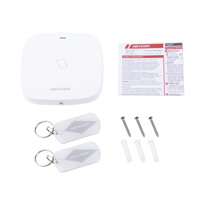 (AX HUB) Lector de Tag Inalámbrico para Panel de Alarma HIKVISION / Exterior IP65 / Permite Armar y Desarmar