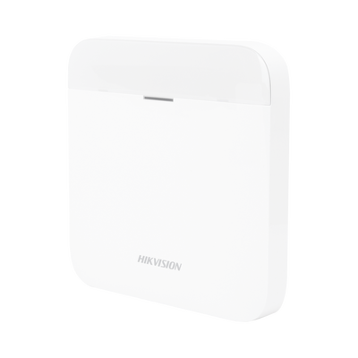 (AX PRO) Panel de Alarma Inalámbrico de Hikvision / Soporta 48 Zonas / Wi-Fi y Ethernet / Incluye Batería de respaldo / Compatible con los Accesorios AX PRO