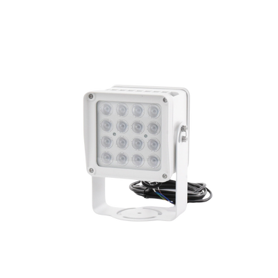 Lampara IR de Luz Continua / 16 Lámparas LED / Distancia Efectiva 16 a 25 metros / Cobertura 40° / Exterior IP66