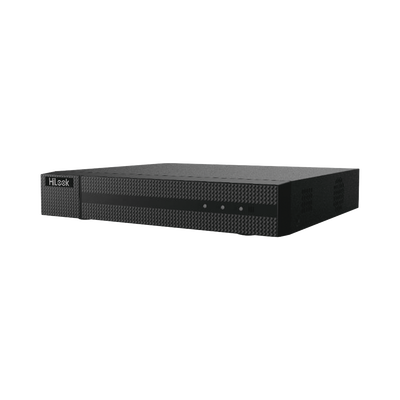 DVR  16 Canales TurboHD + 16 Canales IP / 8 Megapíxel (4K) / Audio por Coaxitron / ACUSENSE Lite / 2 Bahías de Disco Duro / H.265+ / Salida en Video en 4K