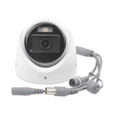 [ColorVu] Turret TURBOHD 3K (5 Megapixel) / Lente 2.8 mm / Micrófono Integrado / Imagen a Color 24/7 / 20 mts Luz Blanca / Exterior IP67 / dWDR / 4 Tecnologías