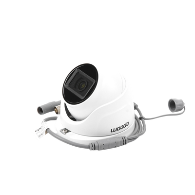 Turret TURBOHD 5 Megapixel / Lente 2.8 mm / 30 mts IR EXIR  / Exterior IP67 / Metal / 4 en 1 / dWDR