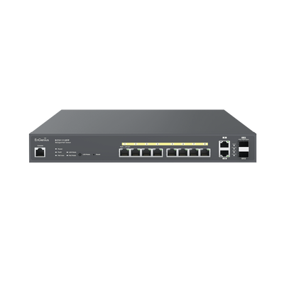 Switch PoE + Gigabit 130W de 8 puertos gestionado en la nube