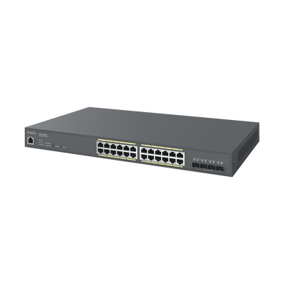 Switch PoE + Gigabit 410W de 24 puertos gestionado en la nube