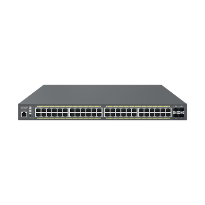 Switch Poe de 48 Puertos Gigabit y 4 Puertos SFP, Administrable en la Nube, Hasta 740 W, Capa 2, Soporta PoE+ 802.3  at/af