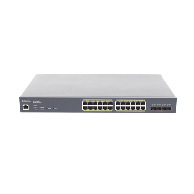 Switch PoE ++ Administrable en Nube Capa 2  de 8 puertos PoE  de 2.5 Gbps, Hasta 240 W, 4 puertos de SFP