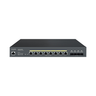 Switch PoE ++ Administrable en Nube Capa 2  de 8 puertos PoE  de 2.5 Gbps, Hasta 240 W, 4 puertos de SFP