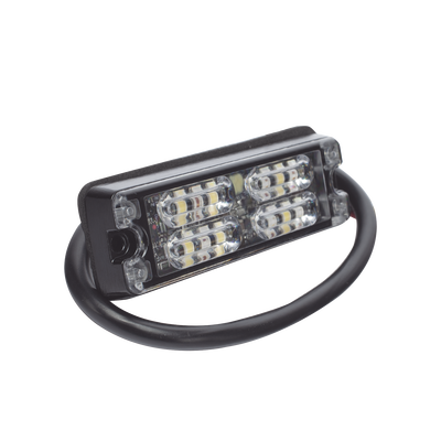 Luz Perimetral, 12 LED Ultra Brillantes, Color Rojo / Claro