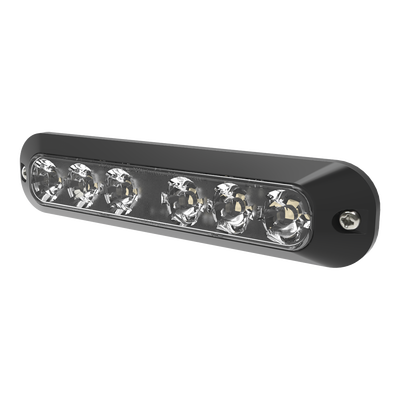 Luz Auxiliar Serie X3705, 6 LEDs Ultra Brillantes, color Rojo / Claro