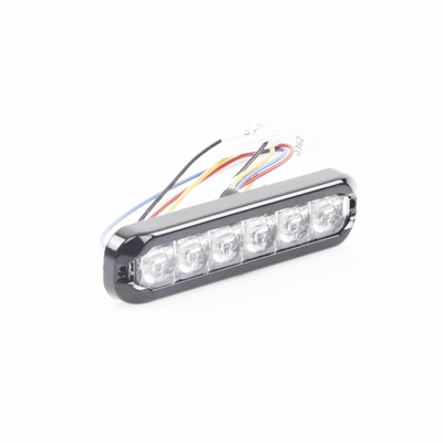 Luz perimetral , 12 LEDs Ultra Brillantes, Dual Color Rojo / Claro