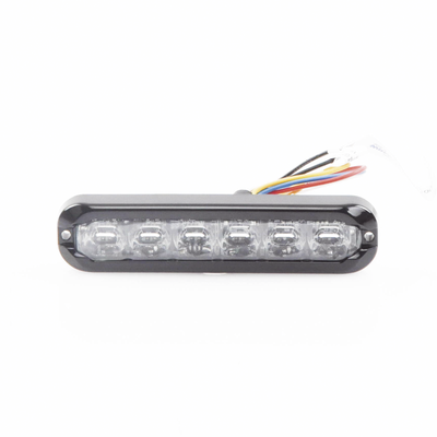 Luz perimetral , 12 LEDs Ultra Brillantes, Dual Color Rojo / Claro