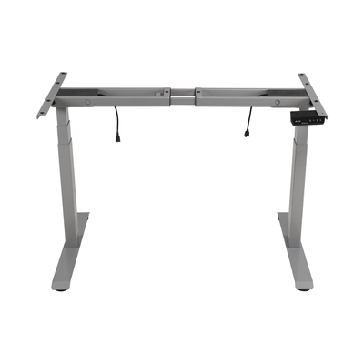 Base de Escritorio Motorizado Profesional / Altura Ajustable 60-125cm / Estructura Estable / Funcionamiento Suave / 3 Preset de Posiciones / Color Gris / Soporta hasta 100Kg de carga