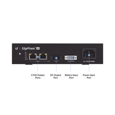 Fuente de alimentación ininterrumpible EdgeMAX 54V, 72W