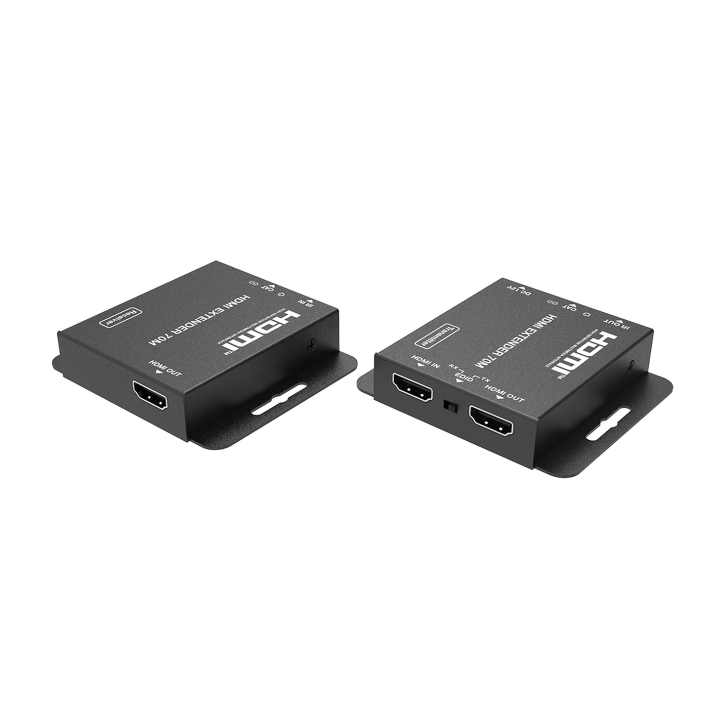 Kit Extensor HDMI | 4K2K@40m | 1080p@70m | Cat5e/Cat6 | Soporte PoC | HDMI Loop | Transmisión IR