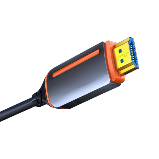 Cable HDMI de Fibra Óptica de 15m | Alta Definición | Version 2.0 | Alta velocidad 18Gbps | 4K@60Hz | HDCP 2.2 | Resistente a EMI y RFI