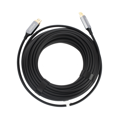 Cable HDMI de Fibra Óptica de 15m | Alta Definición | Version 2.1 | Alta velocidad 18Gbps | 8K@60Hz | HDCP 2.2 | Resistente a EMI y RFI