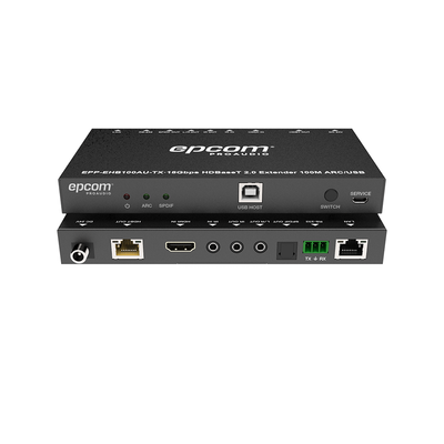 Kit Extensor HDMI | 4K2K@60HZ | HDR 4:4:4 | HDBaseT | 150M | Salida de Audio | HDCP 2.2 | IR Bidireccional