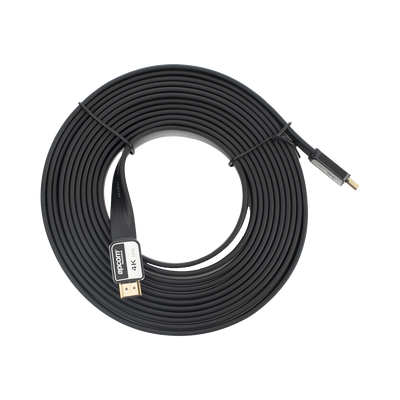 Cable HDMI de 5m | Alta Definición | Version 2.0 | Alta velocidad 18Gbps | 4K@60Hz | Conectores Chapados en Oro | Tipo Plano