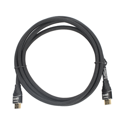 Cable HDMI de 1.8m | Alta Definición | Longitud | Version 2.0 | Alta velocidad 18Gbps | 4K@60Hz | Conectores Chapados en Oro | Tipo Redondo