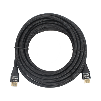 Cable HDMI de 5m | Alta Definición | Longitud | Version 2.0 | Alta velocidad 18Gbps | 4K@60Hz | Conectores Chapados en Oro | Tipo Redondo