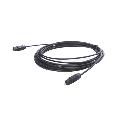 Cable Toslink de Fibra Óptica de 4.6m | Ideal para Mandar Audio Digital para Sistemas de Alta Calida | Compatible con Amplificadores VSSL