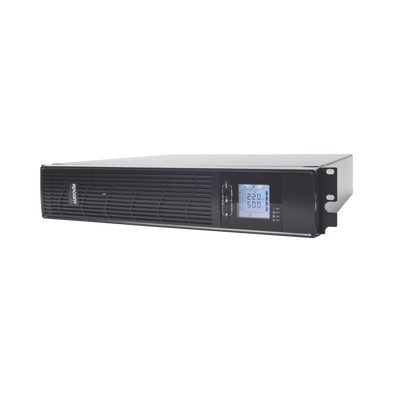 UPS de 1000VA/900W / Topología On-Line Doble Conversión / Entrada y Salida de 120 Vca / Clavija de Entrada NEMA 5-15P / Pantalla LCD Configurable /Formato Rack/Torre