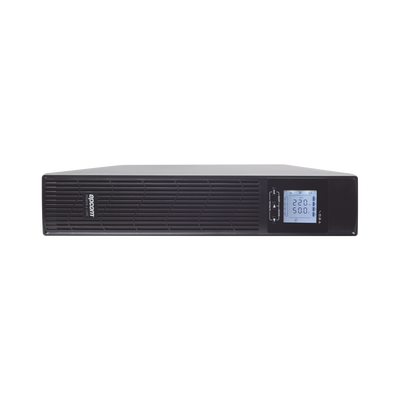 UPS de 3000VA/2700W / Topología On-Line Doble Conversión con Baterías Internas / Entrada y Salida de 120 Vca / Clavija de Entrada NEMA L5-30P / Pantalla LCD Configurable / Formato Rack/Torre