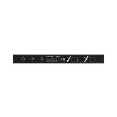 EdgeRouter INFINITY de 8 puertos SFP+ 10 G + 1 puerto RJ45 Gigabit, throughput 80 Gbps, 16 núcleos y 16 GB RAM , fuentes de alimentación modulares Hot-Swappable