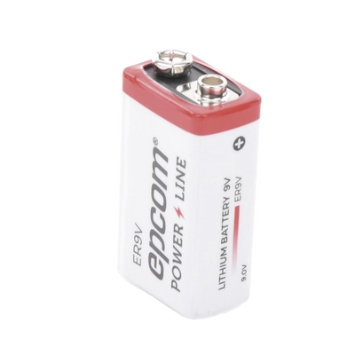 Pila 9V @ 1200 mAh / Alta Capacidad ( No recargable )