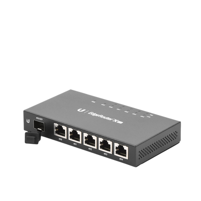 EdgeRouter X SFP de 5 puertos Gigabit + 1 puerto SFP con funciones avanzadas de ruteo