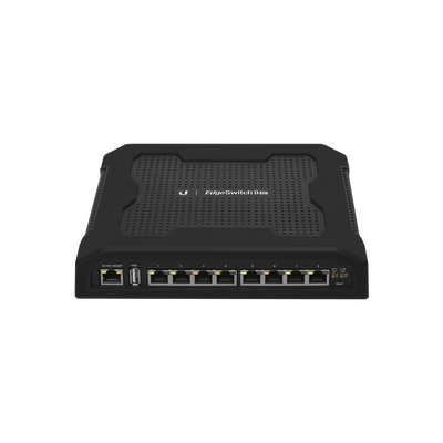 EdgeSwitch 8XP Administrable de 8 Puertos Gigabit PoE PRO de 24 V Pasivo y 48 V Pasivo, con funciones avanzadas de Capa 2