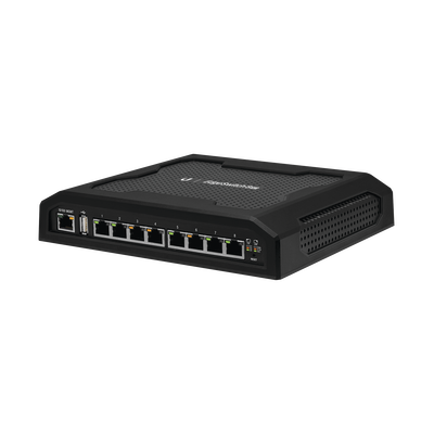 EdgeSwitch 8XP Administrable de 8 Puertos Gigabit PoE PRO de 24 V Pasivo y 48 V Pasivo, con funciones avanzadas de Capa 2