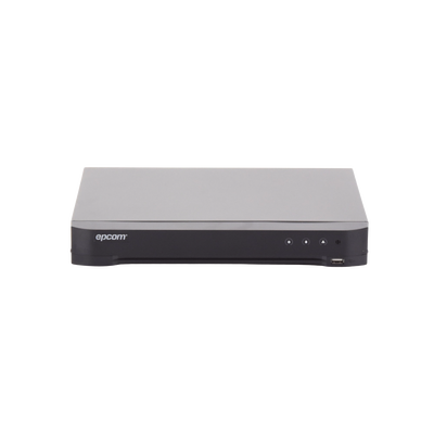 DVR 16 Canales TurboHD + 8 Canales IP / 5 Megapixel Lite - 3K Lite / Acusense (Evita Falsas Alarmas) / Audio por Coaxitron / 1 Bahía de Disco Duro / H.265+ / Salida de Video en Full HD