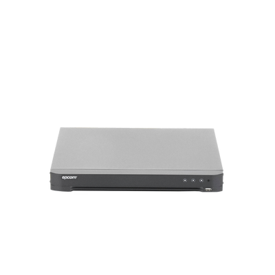 DVR 32 Canales TurboHD + 8 Canales IP / 5 Megapixel Lite - 3K Lite / Acusense (Evita Falsas Alarmas) / Audio por Coaxitron / 2 Bahías de Disco Duro / H.265+