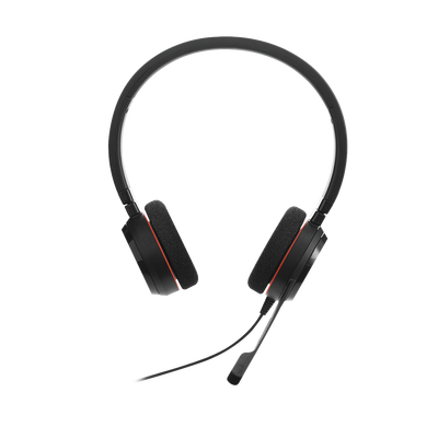 Jabra Evolve 20 DUO con conexión USB, micrófono con cancelación de ruido de ultima generación, configuración Plug and Play (4999-829-209)