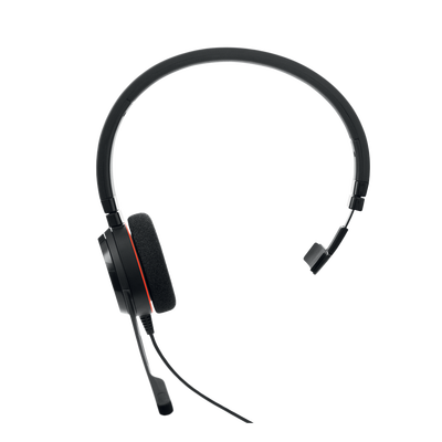 Jabra Evolve 20 Mono con conexión USB, micrófono con cancelación de ruido de última generación, configuración Plug and Play, Certificación Microsoft Teams (4993-823-109)